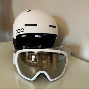POC Fovea White Goggles with extra lens
